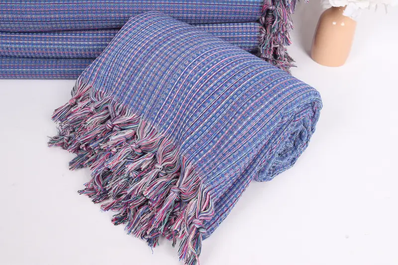 Custom Blanket, Sofa Cover, Bachelorette Gifts, Custom Wedding Gift From Bridesmaid, Turkish Tablecloth, Woven Blanket, 92x88 Cotton Geometric Towel - 4