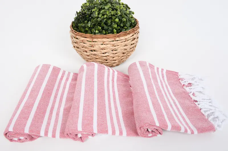 Küçük banyo havluları, kişiselleştirilmiş hediye, monogramlı el havlu, 38x18 pamuklu çizgili havlu, Türk havlu monogramı, onun için kişiselleştirilmiş hediye - 8