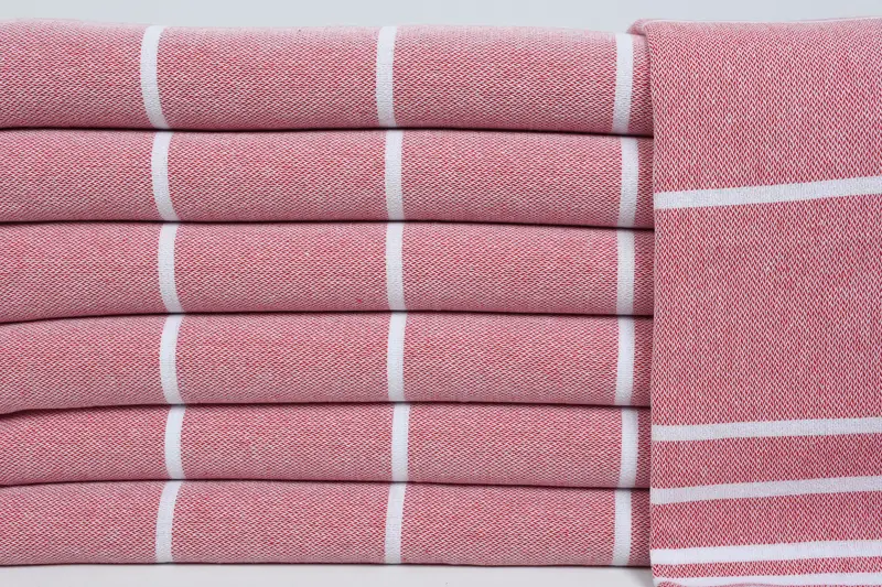 Küçük banyo havluları, kişiselleştirilmiş hediye, monogramlı el havlu, 38x18 pamuklu çizgili havlu, Türk havlu monogramı, onun için kişiselleştirilmiş hediye - 1