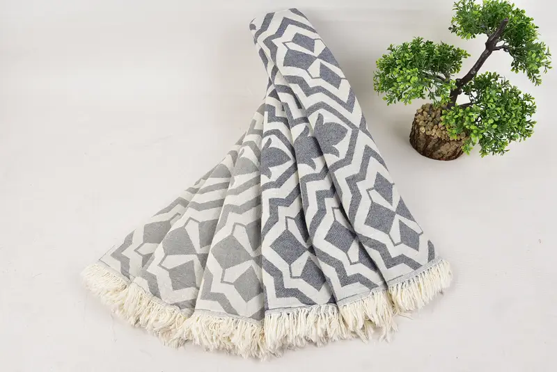 40x24 Linen Tulip Patterned Towel, Kitchen Towel, Wedding Gift, Turkish Tea Towel, Holiday Towel, Gift For The Home Decor, Personalize Gift - 4