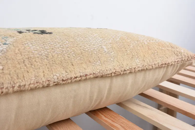 Pillow Cover, Interior Designer Pillow, 12x48 Yellow Pillow Cover, Turkish Pillow, Kilim Cushion Sham, Decorative Bolster Pillow Case - 7
