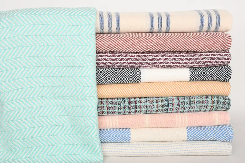 36x18 Cotton Set of 10 Towel, Turkish Tea Towel, Best Friend Christmas Gift, Bridal Shower Gift, Monogrammed Hand Towel, Travel Towel, Kitchen Towel - 1
