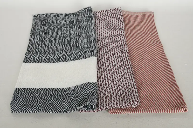 36x18 Cotton Set of 10 Towel, Turkish Tea Towel, Best Friend Christmas Gift, Bridal Shower Gift, Monogrammed Hand Towel, Travel Towel, Kitchen Towel - 5