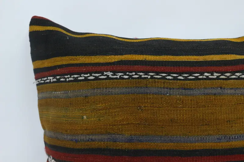 Kilim Pillow Cover, Pillow for Sofa, Handmade Kilim Cushion, 28x28 Brown Cushion Case, Living Room Throw Pillow Case, Cushion - 2