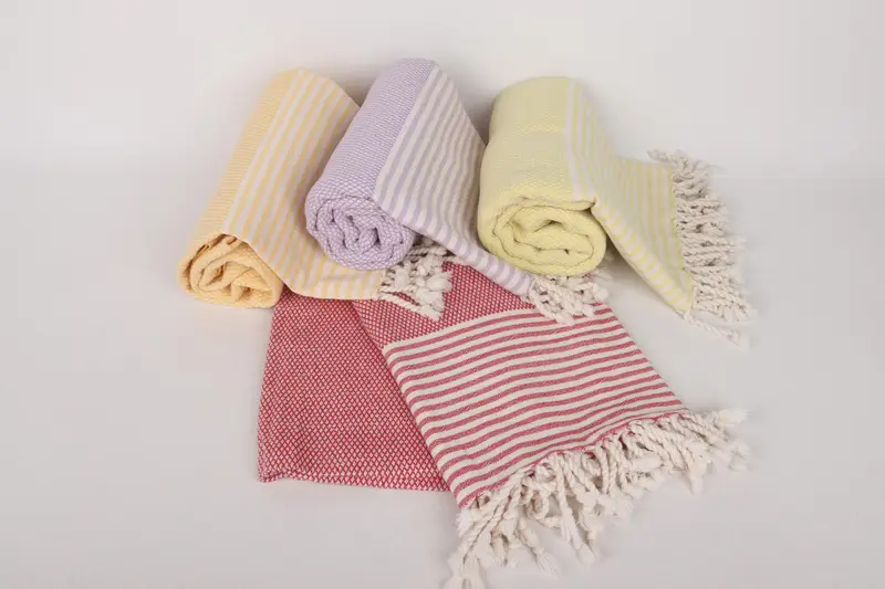 Sand-resistant towel, Extra large Turkish bath towel, Sand-free towel, Bridesmaid Favors, 68x32 Cotton Striped Towel, Bridesmaid Towel, Gift For Him - 3