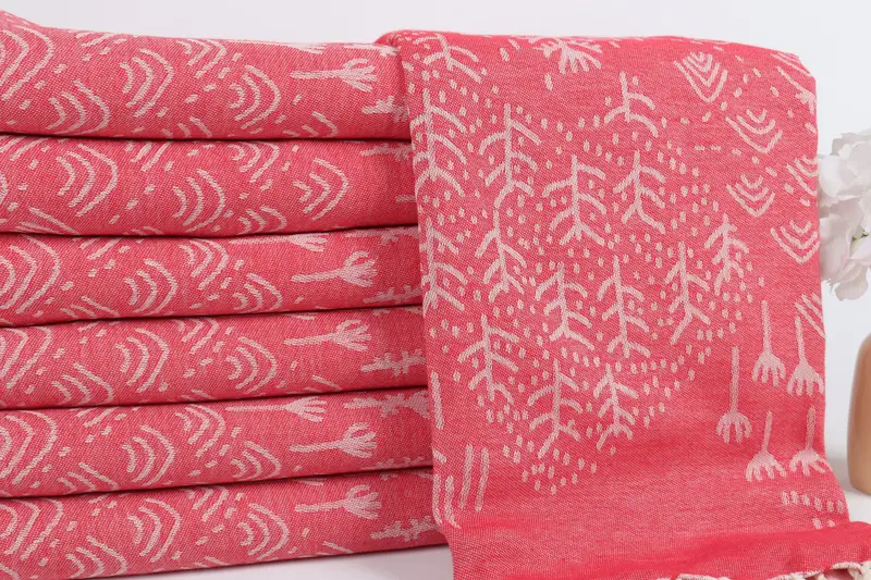 Spa Towel, Gift Boxes Towel, Beach Towel Monogram, Organic towel, Handmade Gift, Thin towel, Summer Gift Ideas, 68x40 Cotton Mountain Design Towel - 3