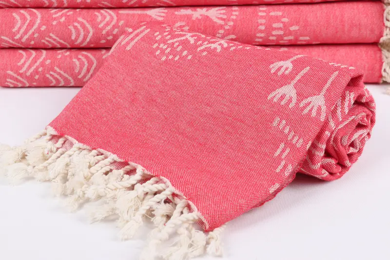 Spa Towel, Gift Boxes Towel, Beach Towel Monogram, Organic towel, Handmade Gift, Thin towel, Summer Gift Ideas, 68x40 Cotton Mountain Design Towel - 5