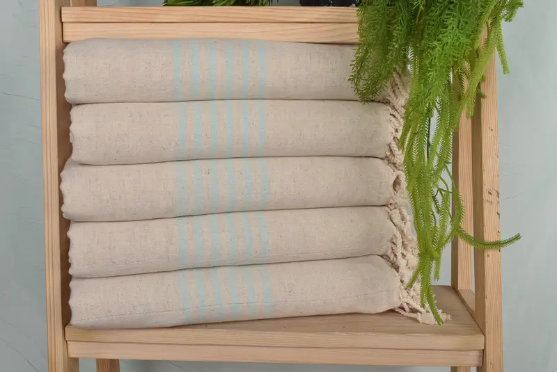 68x36 Linen Striped Towel, Bachelor Party Favors, Bachelorette Party Gifts Bridesmaids, Bridesmaid Gift, Bachelor Bachelorette Party Favors - 1