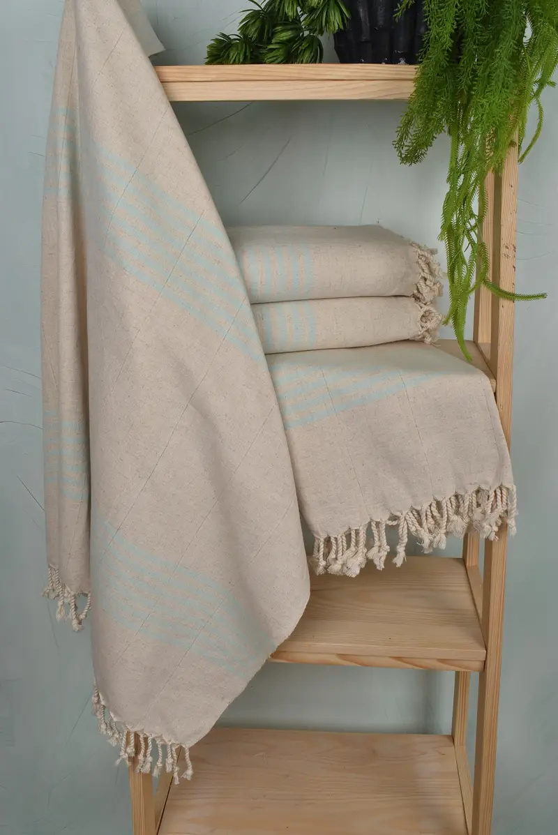 68x36 Linen Striped Towel, Bachelor Party Favors, Bachelorette Party Gifts Bridesmaids, Bridesmaid Gift, Bachelor Bachelorette Party Favors - 6