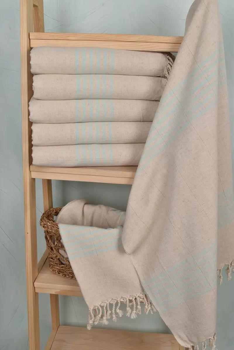 68x36 Linen Striped Towel, Bachelor Party Favors, Bachelorette Party Gifts Bridesmaids, Bridesmaid Gift, Bachelor Bachelorette Party Favors - 3
