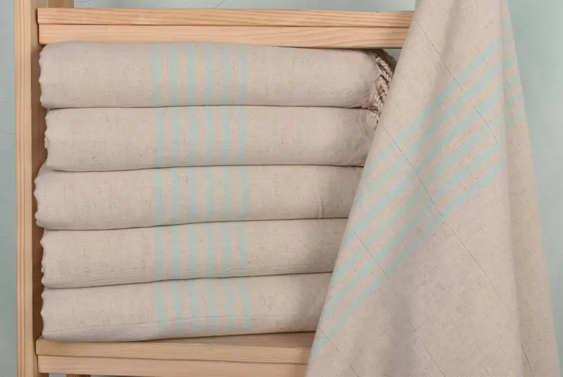 68x36 Linen Striped Towel, Bachelor Party Favors, Bachelorette Party Gifts Bridesmaids, Bridesmaid Gift, Bachelor Bachelorette Party Favors - 2