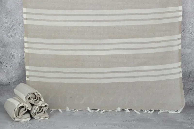Beach towel, 68x40 Cotton Striped Towel, Bridesmaid Gift, Custom Turkish Towel, Xmas Gifts, Lightweight Turkish towel for beach, Housewarming Gift - 4