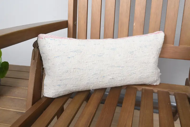 Beige Mini Lumbar Throw Pillowcase, Gift 20x40 cm Pillow Case - 1