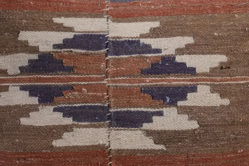Decorative Throw Cushion Case, Cushion, 20x20 Brown Pillow, Sustainable Pillow, Kilim Pillow, Boho Pillow Sham Cover, Throw Kilim Pillow - 3