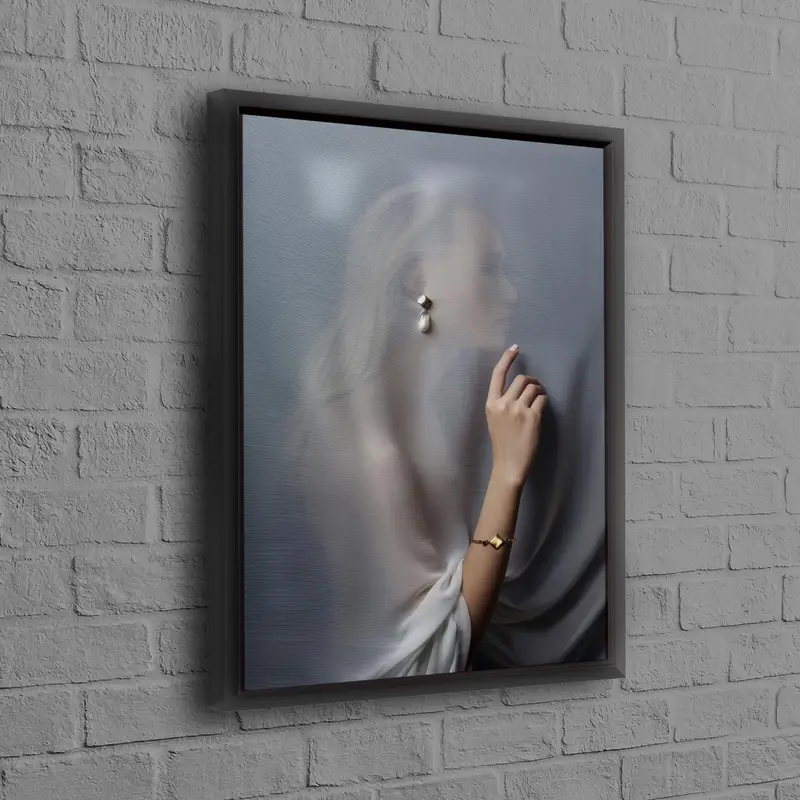 Soyut Lüks Kanvas: Kadın Yatak Odası Dekoru için Trendy Sanat