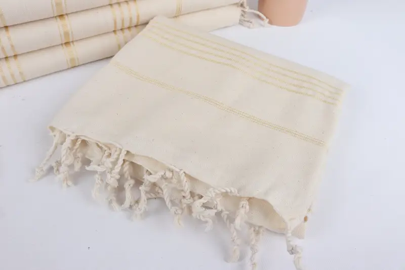 Bride Gift, 70x40 Cotton Striped Towel, Bachelorette Party Gifts, Handmade Gift, Custom Wedding Gifts, Custom Wedding Towel, Fouta towel - 5