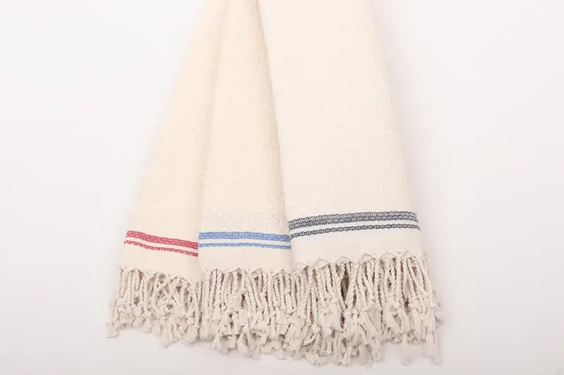 Cotton Towel Turkish Sand-free Striped, Organic Bath, 36x67 Inches