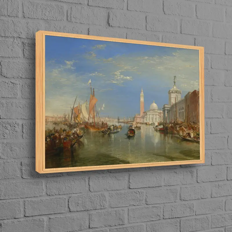 Venedik Kanvas Tablosu: Madonna della Salute Sundurması Baskı