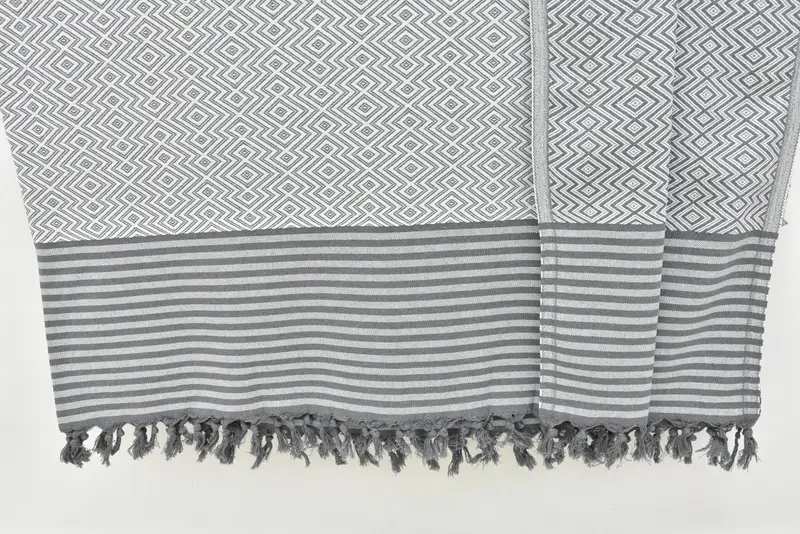 Woven Blanket, Organic Throw, Tablecloth, 104x80 Cotton Diamond Towel, Custom Blanket, Decorative Bedspread, Embroidery Bedspread, Turkish Bedspread - 8
