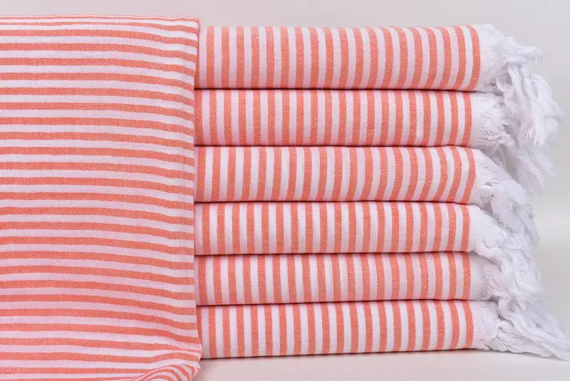 Valentines Day Gift For Her, Summer Towel, 68x36 Cotton Striped Towel, Personalized Towel, Gift For Bride, Bridesmaid Gifts, Large Turkish Towel - 1