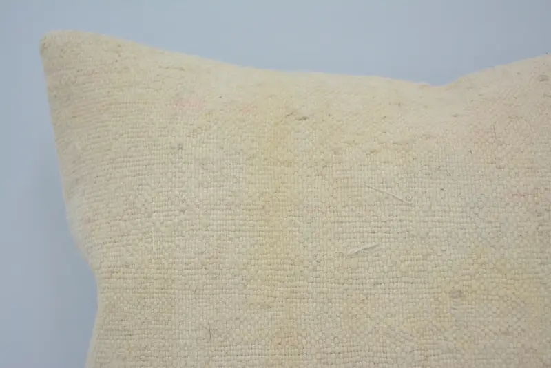 Pillow for Sofa, Handmade Kilim Cushion, Kilim Cushion Sham, 14x14 Beige Pillow Cover, Outdoor Throw Pillow Cover, Pillow Sham - 2