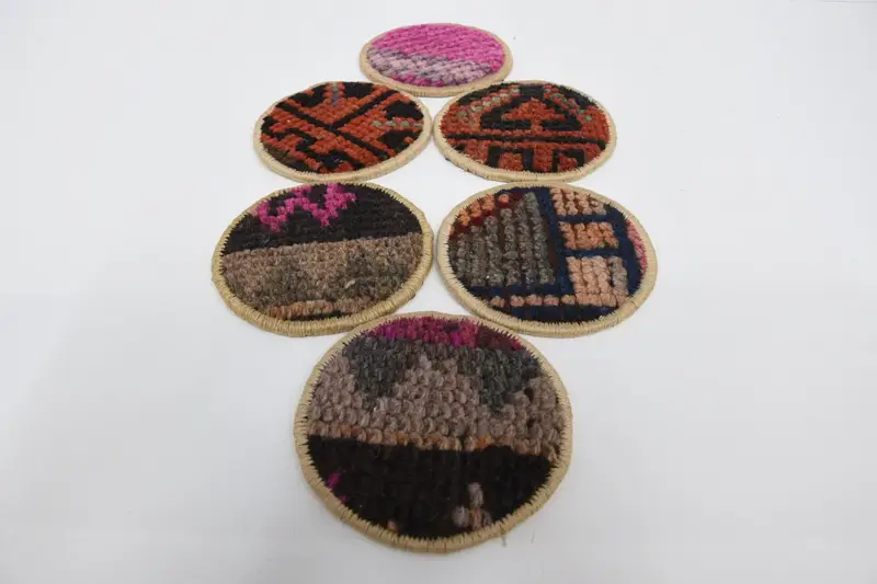 Unique Pink and Bronze Coaster, Durable and Stylish Drink Coaster