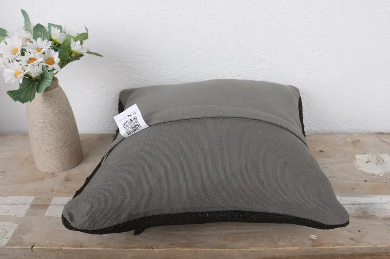 Interior Designer Pillow, 12x12 Brown Pillow Sham, Nomadic Cushion Case, Throw Kilim Pillow, Pillow Cover, Pillow for Sofa - 7