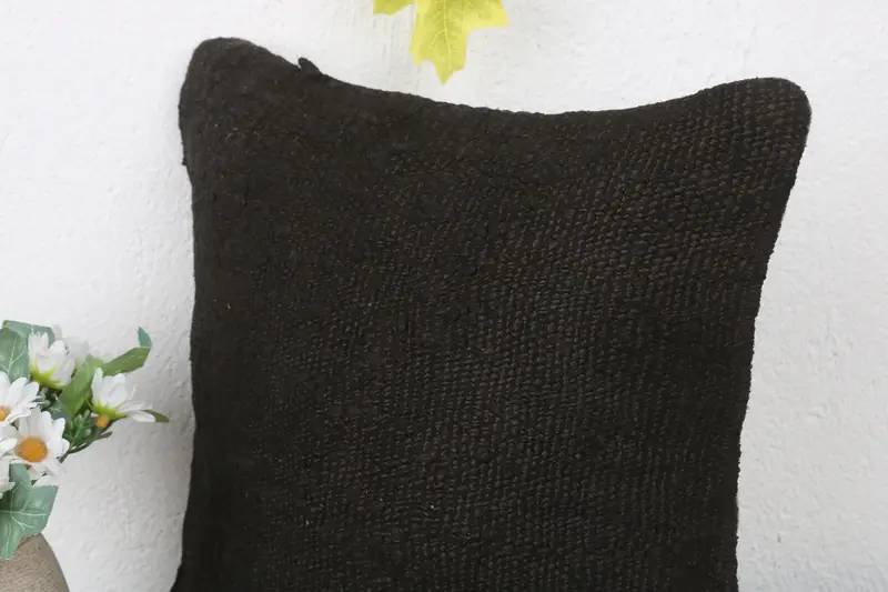 Interior Designer Pillow, 12x12 Brown Pillow Sham, Nomadic Cushion Case, Throw Kilim Pillow, Pillow Cover, Pillow for Sofa - 5