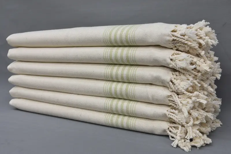 Gym Towel, Turkish Tea Towel, Custom Hand Towel, Wedding Gift, Beach Bachelorette Party Decorations, Wedding Gift Ideas, 36x18 Linen Striped Towel - 1