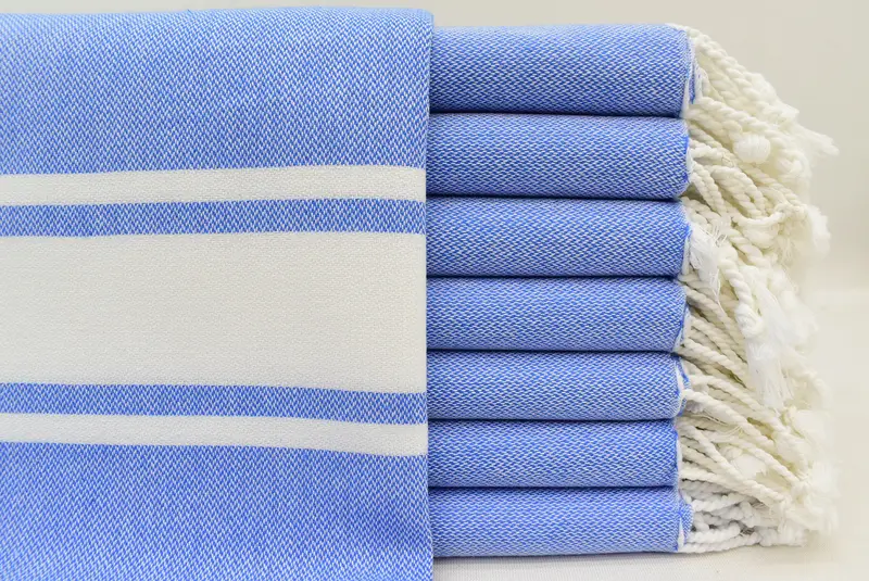 Custom Hand Towel, Custom Turkish Towel, Wedding Gift, Employee Gifts, Best Friend Wedding Gift, Bridesmaid Gifts, 36x24 Cotton Striped Towel - 1
