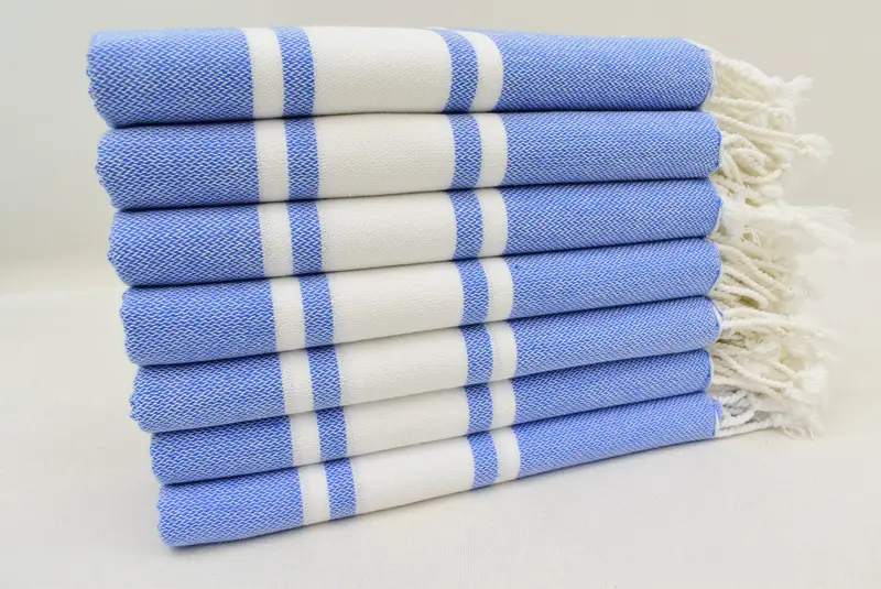 Custom Hand Towel, Custom Turkish Towel, Wedding Gift, Employee Gifts, Best Friend Wedding Gift, Bridesmaid Gifts, 36x24 Cotton Striped Towel - 4