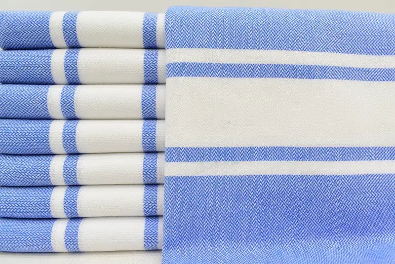 Custom Hand Towel, Custom Turkish Towel, Wedding Gift, Employee Gifts, Best Friend Wedding Gift, Bridesmaid Gifts, 36x24 Cotton Striped Towel - 2