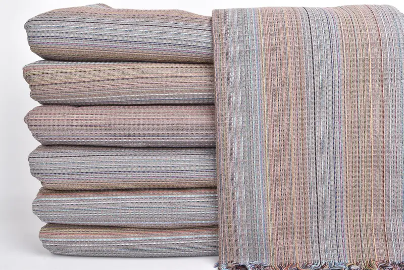 Turkish Throw Blanket, Best Wedding Gift, Custom Blanket, 92x88 Cotton Geometric Towel, Boho Throw Blankets, Bachelorette Party Favor, Bedspread - 2