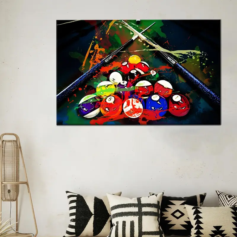 トレンディな抽象キャンバス: カラフルなアートでゲームルームをレベルアップ
