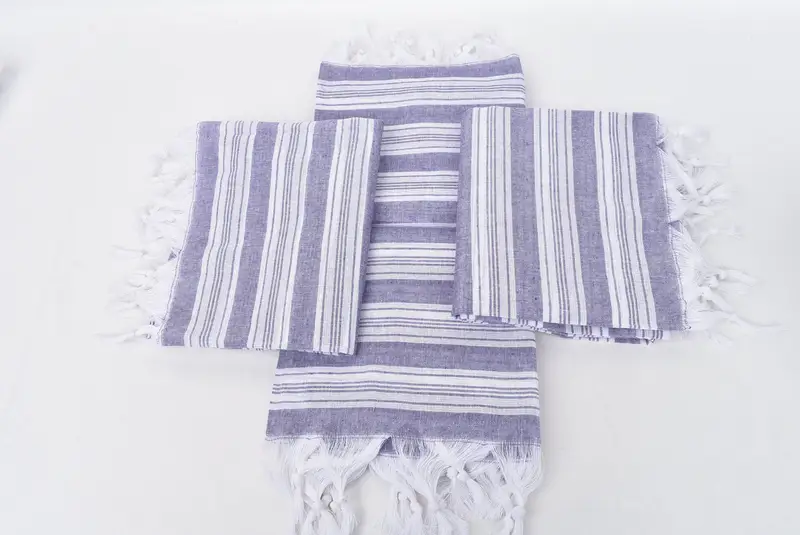 Turkish bath towel, Spa Towel, Welcome Wedding Gift, Handmade Turkish Towel, 70x40 Cotton Striped Towel, Bachelorette Party Favors, Absorbent towel - 6