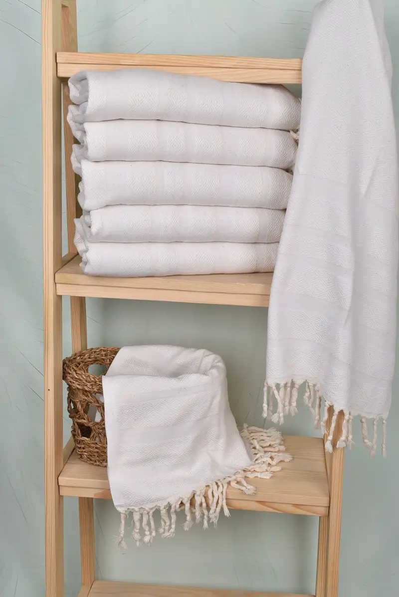 Wedding Anniversary Gift, Decorative Towel, Wedding Gift, Monogrammed Hand Towel, Personalized Gifts, 40x18 Cotton Diamond Towel, Embroidery Towels - 3