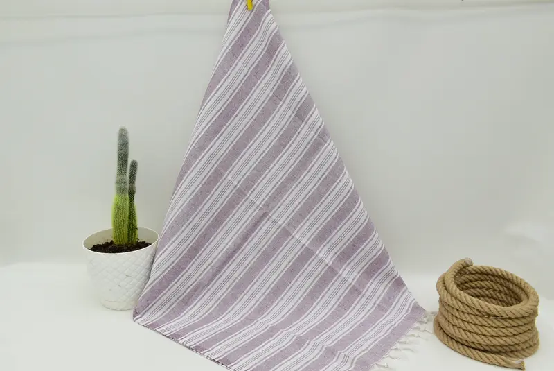 Organic towel, Turkish Towel USA, 70x40 Cotton Striped Towel, Custom Beach Towel, Wedding Gift For Bride, Custom monogram Turkish beach towel USA - 6