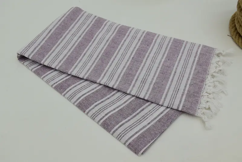 Organic towel, Turkish Towel USA, 70x40 Cotton Striped Towel, Custom Beach Towel, Wedding Gift For Bride, Custom monogram Turkish beach towel USA - 3
