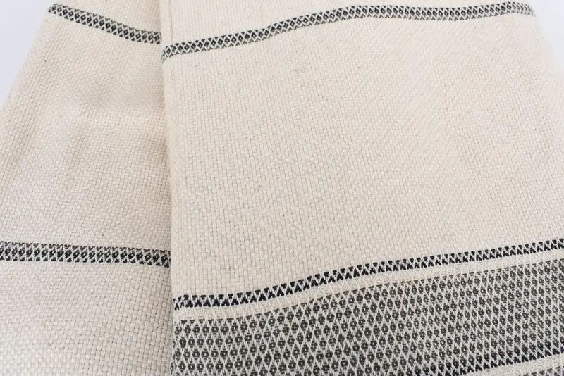 Valentinstagsgeschenk für sie, türkische Decke, türkische Handtuchdecke, Hochzeitsbevorzugungen, Brautjungferngeschenke, Familiengeschenk, 104x96 Baumwollstreifentuch - 4
