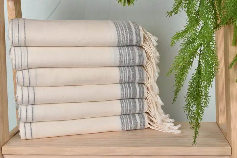 Turkish Towel Monogram, Personalized Gift For Her, Personalized Turkish Towel, 68x36 Cotton Striped Towel, Custom Beach Towel, Beach Towel Gift - 2