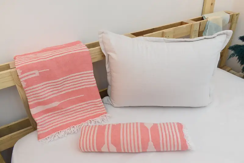 Wedding Favors, Woven Blanket, Bridesmaid Gift, Bachelorette Large Towel, Boho Throw Blankets, 84x60 Cotton Patterned Towel, Thanksgiving Tablecloth - 7