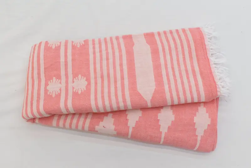 Wedding Favors, Woven Blanket, Bridesmaid Gift, Bachelorette Large Towel, Boho Throw Blankets, 84x60 Cotton Patterned Towel, Thanksgiving Tablecloth - 4