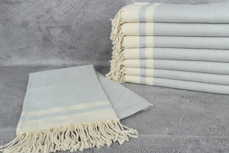 Best Beach Towel, 70x40 Cotton Striped Towel, Employee Gifts, Sand-resistant towel, Custom Wedding Towel, Monogram Towels, Bridesmaid Gift - 2
