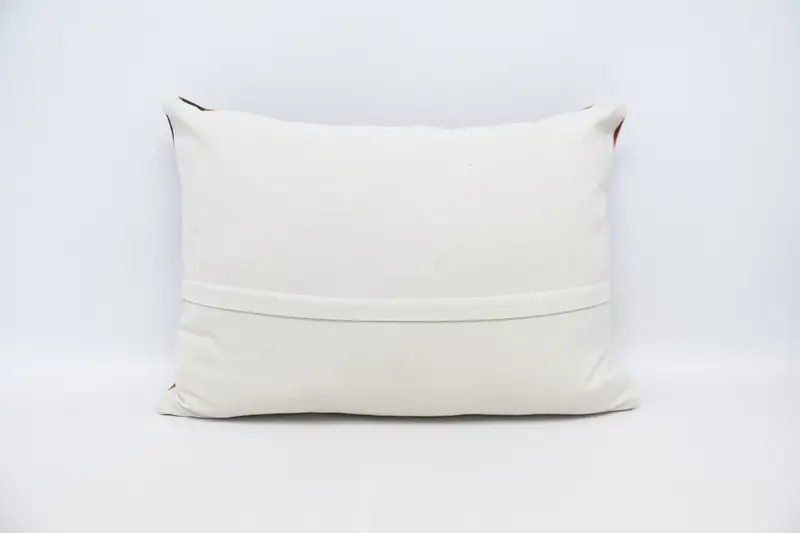Pillow Sham, Bright Cushion, 20x28 Red Pillow, Pillow for Sofa, Aesthetic Pillow Case, Bed Pillow Case, Kilim Pillow, Turkish Pillow - 6