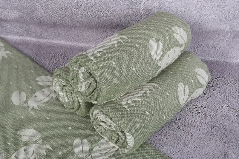 Bridesmaid Gifts, Travel Towel, 68x40 Cotton Crab Design Towel, Wedding Day Gift For Bride, Bridesmaid Gift, Decorative Towel, Custom Wedding Gift - 7