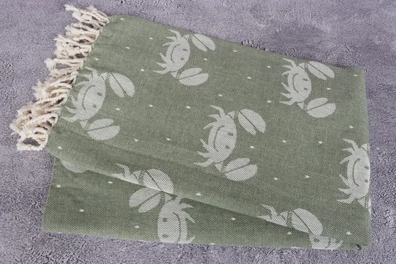 Bridesmaid Gifts, Travel Towel, 68x40 Cotton Crab Design Towel, Wedding Day Gift For Bride, Bridesmaid Gift, Decorative Towel, Custom Wedding Gift - 6