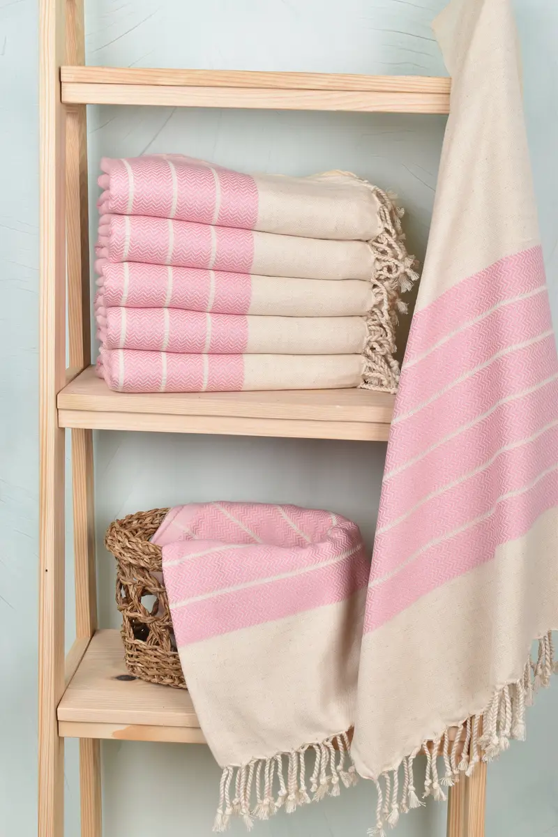 Summer Gift Ideas, Wedding Towel, Large Turkish Towel, Turkish hand towel, Bachelorette Gifts, 68x40 Linen Zig zag Towel, Bachelorette Favor - 3