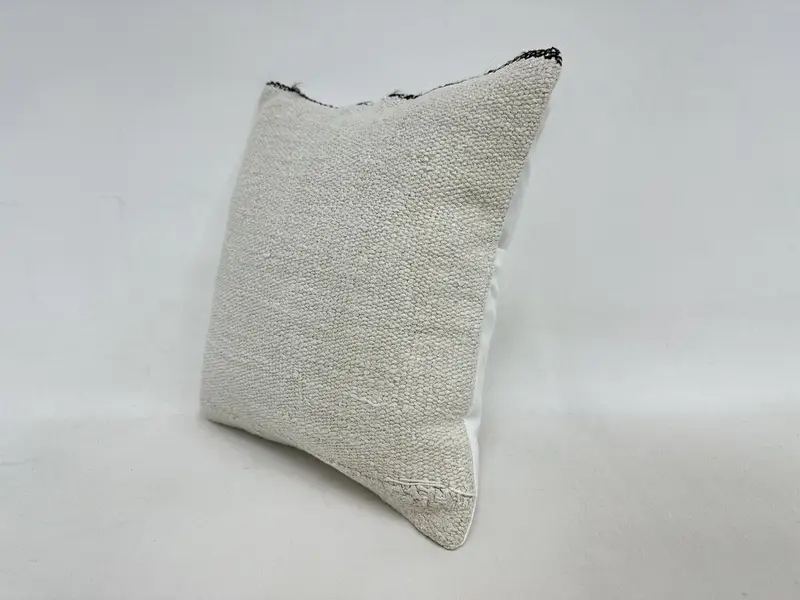 Couch Cushion, Luxury Cushion Case, Pillow Cover, 16x16 Beige Pillow Sham, Pillow for Couch, Throw Kilim Pillow, Kilim Pillow Cover - 4