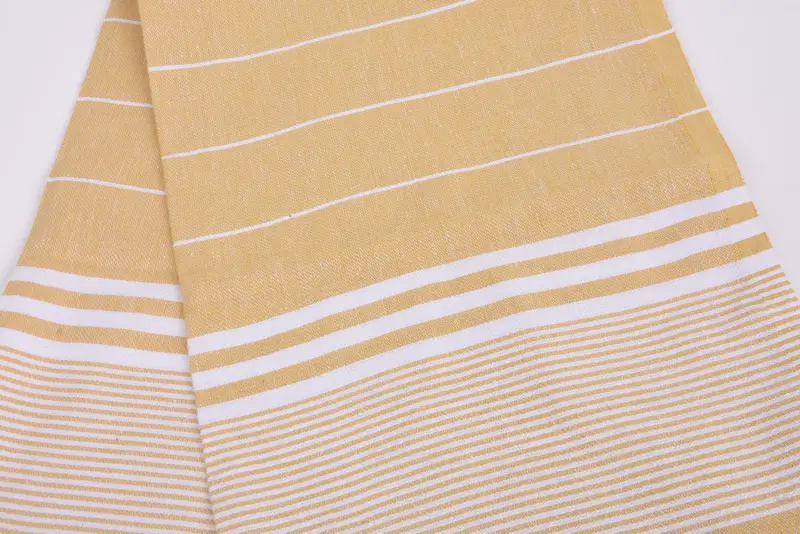 Engagement Gift, Personalized Dish Towel, Monogram Turkish Bath Towel, Personalized Gift, 40x24 Cotton Striped Towel, Monogram Hand Towel - 4