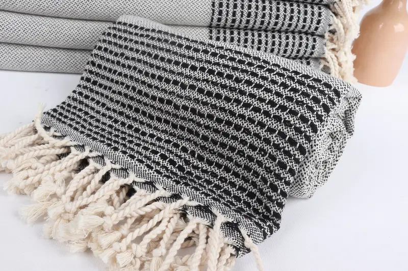 Wedding Hand Made Gift, Beach Towel Bulk, 70x36 Cotton Striped Towel, Peshtemal Towel, Turkish bath towel for spa, House Warming Gift, Thin towel - 4
